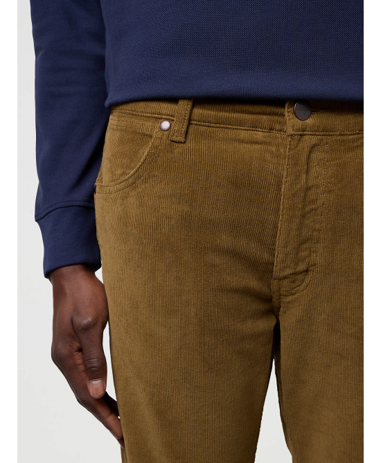 Wrangler - Greensboro Corduroy Straight Trousers - Kangaroo
