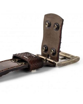 Mayura 214 Crocodile/ Snakeskin Python Belt Castagna