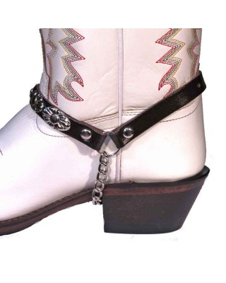 Boot Straps - Oval Dark Brown