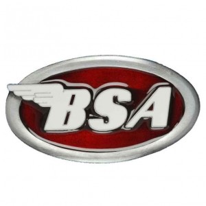Belt Buckle - BSA Oval Logo Red