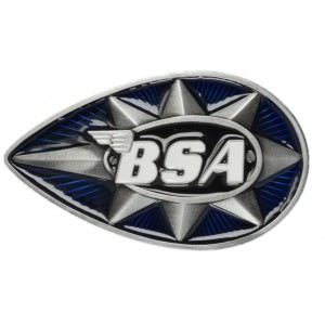 Belt Buckle - BSA Teardrop Star Blue/Black