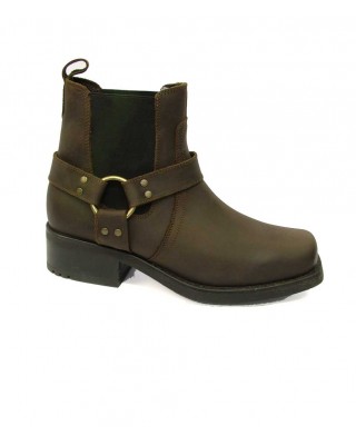 Woodland - Harley Men's Harness Cowboy Boot Brown