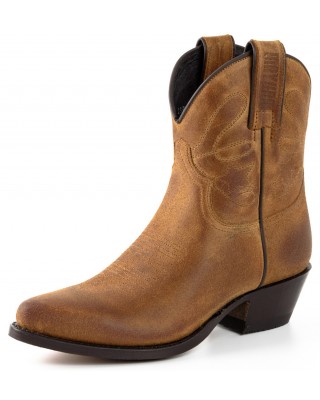 Mayura 2374 Serrapim Whisky Ladies Cowboy Ankle Boots