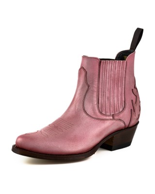 Mayura 2487 Marilyn Rosa Ladies Cowboy Ankle Boots