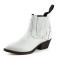Mayura 2487 Marilyn White Ladies Cowboy Ankle Boots