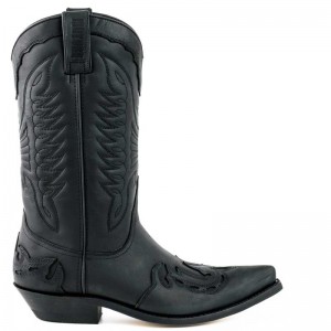 Mayura 017 Cowboy Boot Black