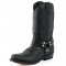 Mayura 007 Cowboy Biker Boot Black