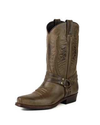 Mayura 007 Cowboy Biker Boot Brown
