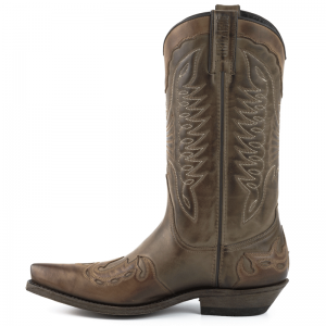 Mayura 017 Cowboy Boot Taupe Ecotan