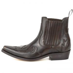 Mayura 021 Western Ankle Boot 2-Tone Brown Old Manchado Mayura 021 Western Ankle Boot 2-Tone Brown Old Manchado