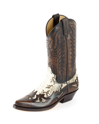Mayura 1935 Brown/Genuine Snakeskin Natural