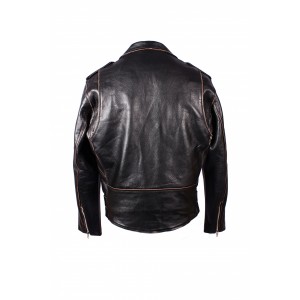 Leather Jacket- Brando Black