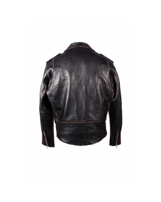 Leather Jacket- Brando Black