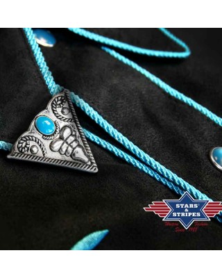 Stars & Stripes - Collar Tip Turquoise