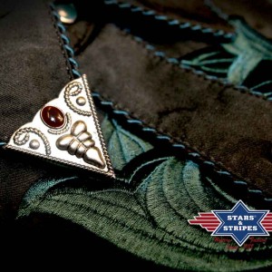 Stars & Stripes - Collar Tip Red & Silver