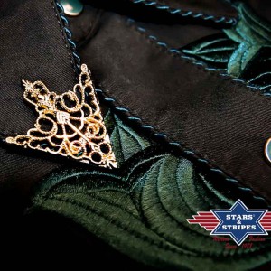 Stars & Stripes - Collar Tip Brass