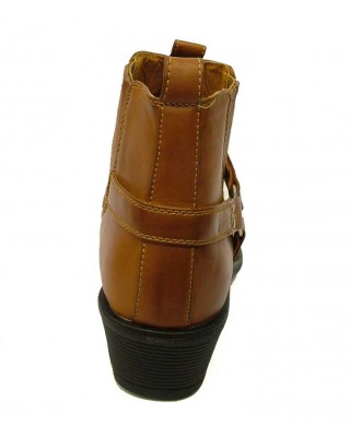 U.S.Brass - Eastwood Men's Ankle Cowboy Boot Brown