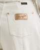 Wrangler - Lainey Wilson Tour Barrel High Rise Denim Jeans - Pearl White