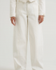 Wrangler - Lainey Wilson Tour Barrel High Rise Denim Jeans - Pearl White